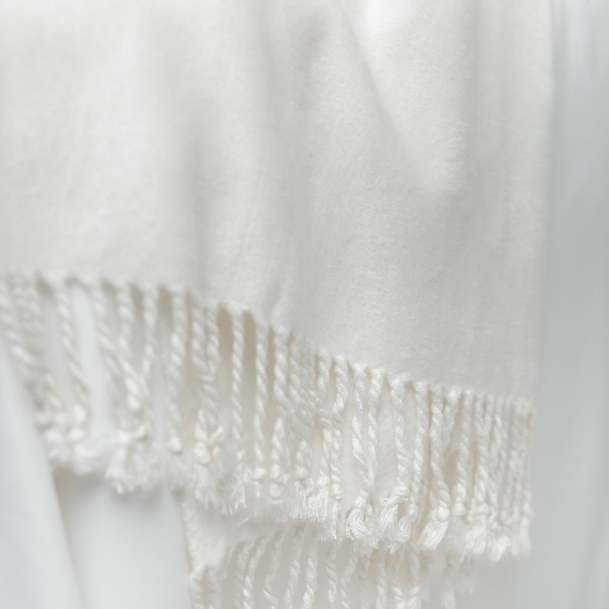Bamboo Tassel Throw from Cozy Earth