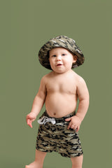CAMO SHARK BOY'S DREAM SWIM TRUNKS from DREAM BIG LITTLE CO