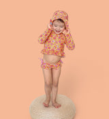 SHELLO SUMMER DREAM SMOCKED TANKINI TWO PIECE SWIM SUIT from DREAM BIG LITTLE CO