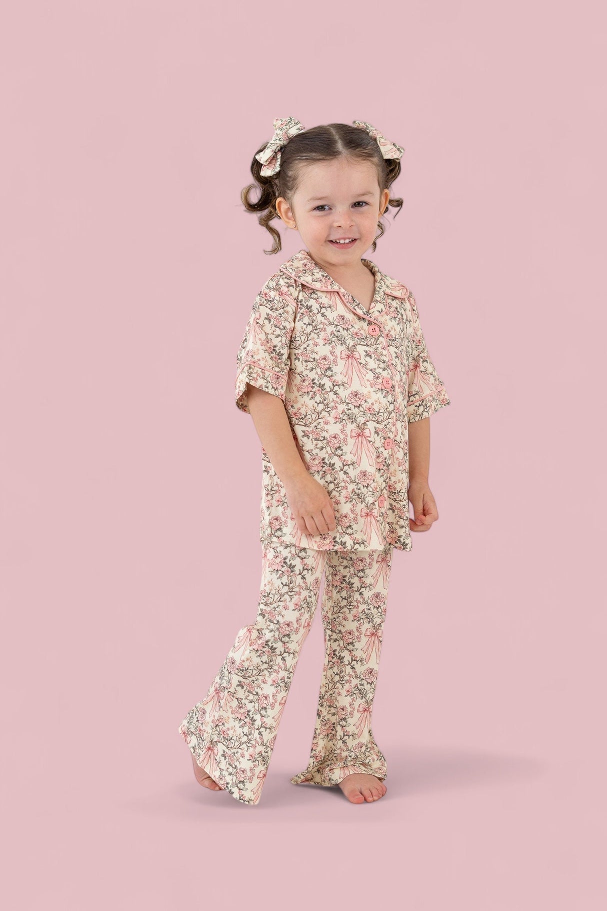 VICTORIAN BLOOM DREAM GIRL'S FLARE SET from DREAM BIG LITTLE CO