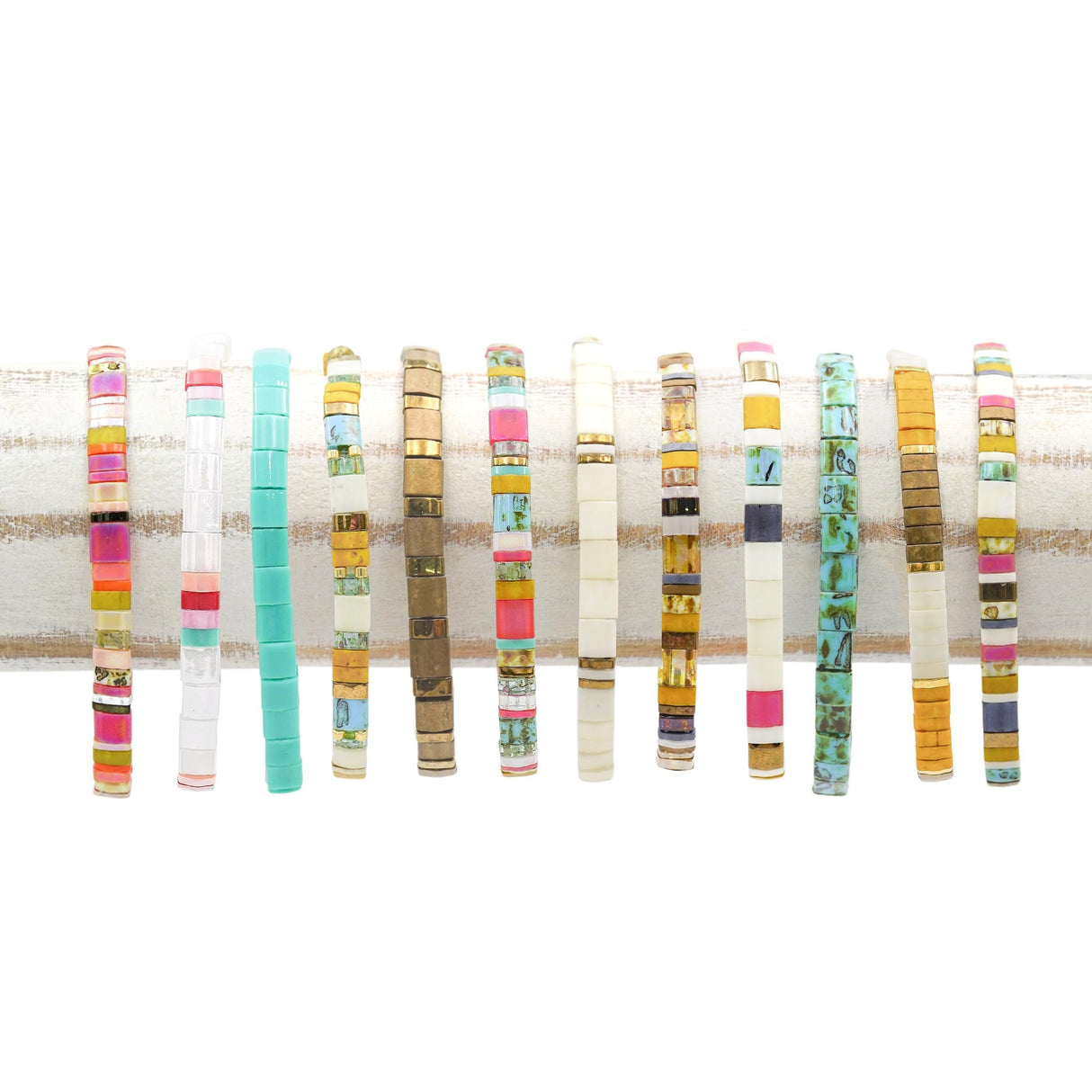 BEACHY - Tila Bead Bracelets from Mack & Rex