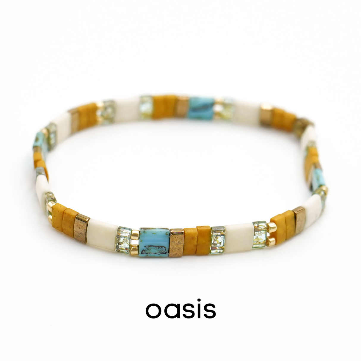 BEACHY - Tila Bead Bracelets from Mack & Rex