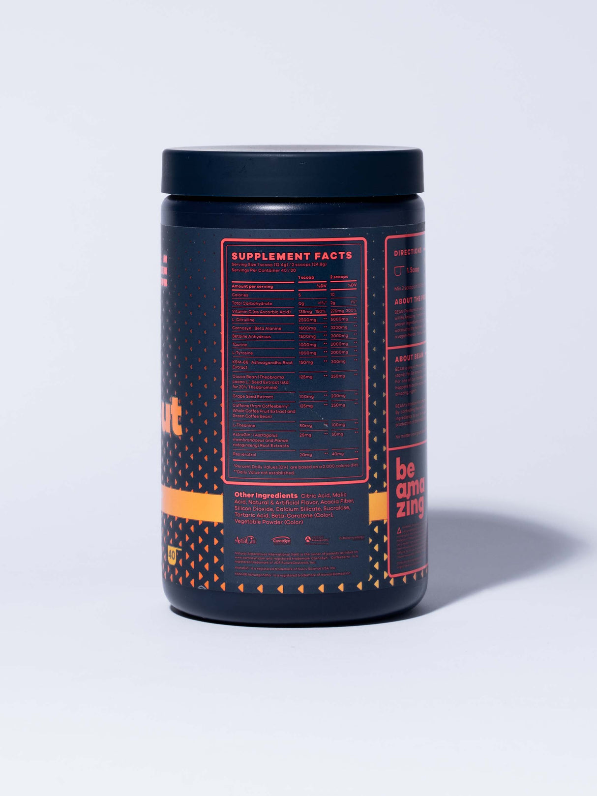 pre workout from BEAM
