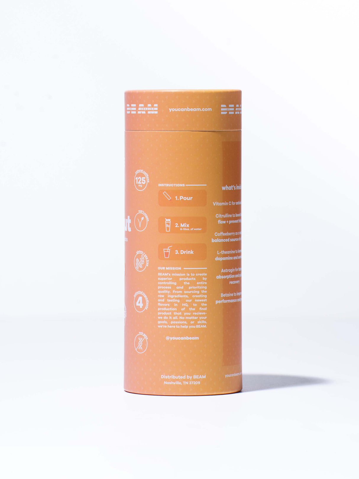 pre workout travel sticks From BEAM