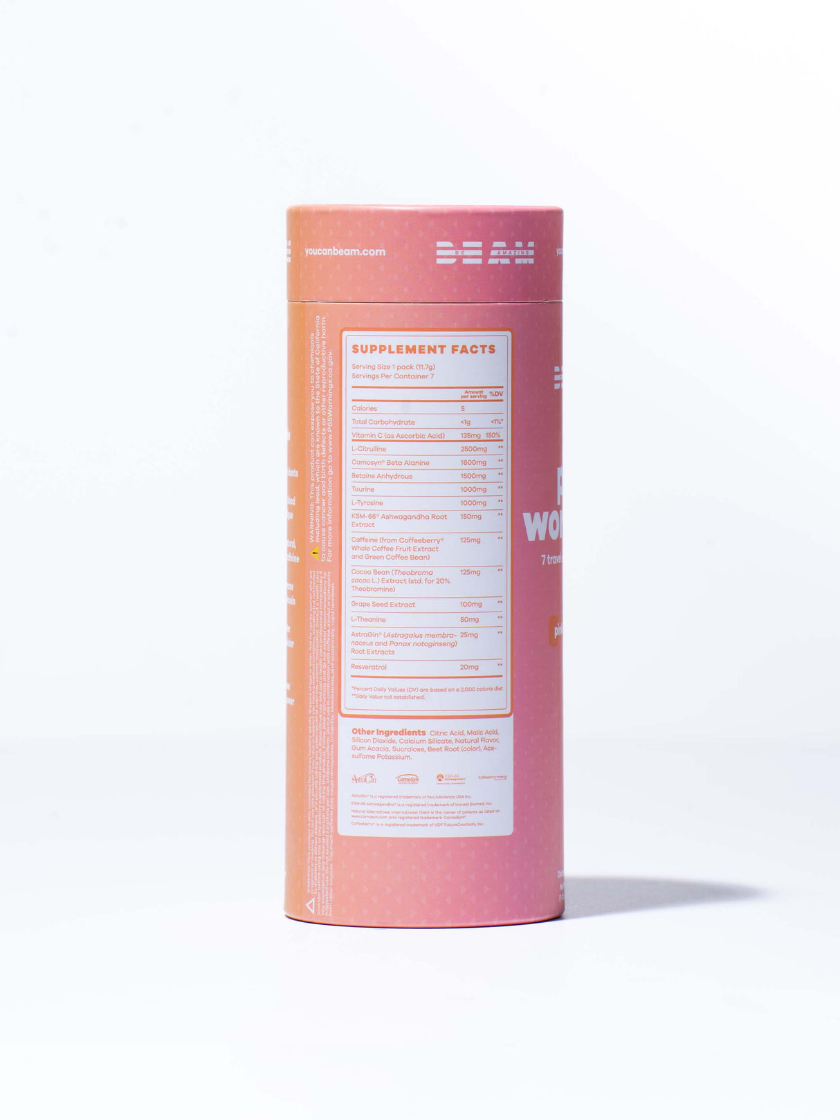 pre workout travel sticks From BEAM