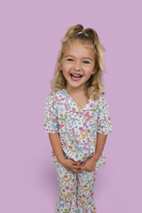 BOW GARDEN DREAM GIRL'S FLARE SET from DREAM BIG LITTLE CO