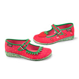Chocolaticas® Berry Bliss Women's Mary Jane Flat from Hot Chocolate Design