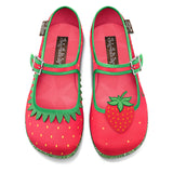Chocolaticas® Berry Bliss Women's Mary Jane Flat from Hot Chocolate Design
