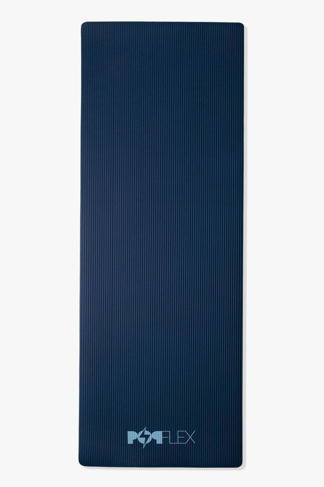 CloudCushion Vegan Suede Yoga Mat - Cool Cosmos 0.5" Thick from POPFLEX