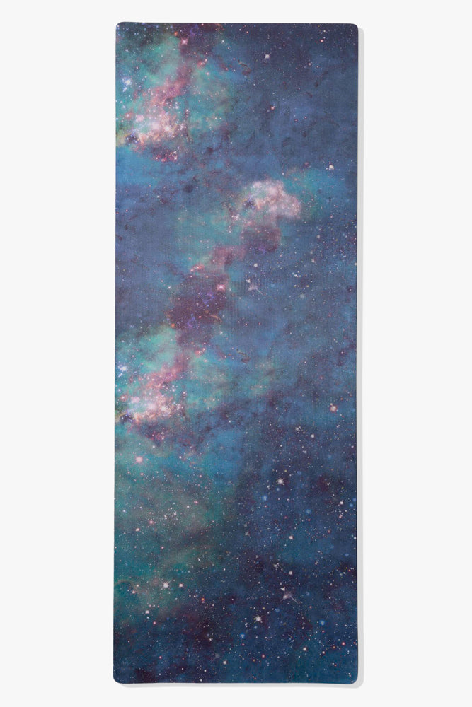 CloudCushion Vegan Suede Yoga Mat - Cool Cosmos 0.5" Thick from POPFLEX