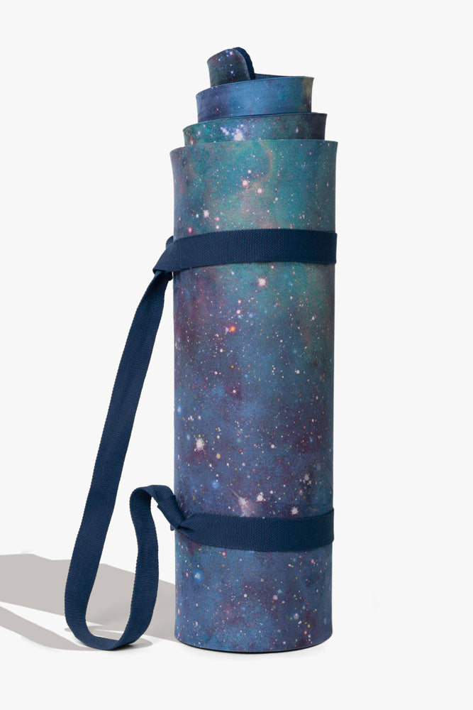 CloudCushion Vegan Suede Yoga Mat - Cool Cosmos 0.5" Thick from POPFLEX