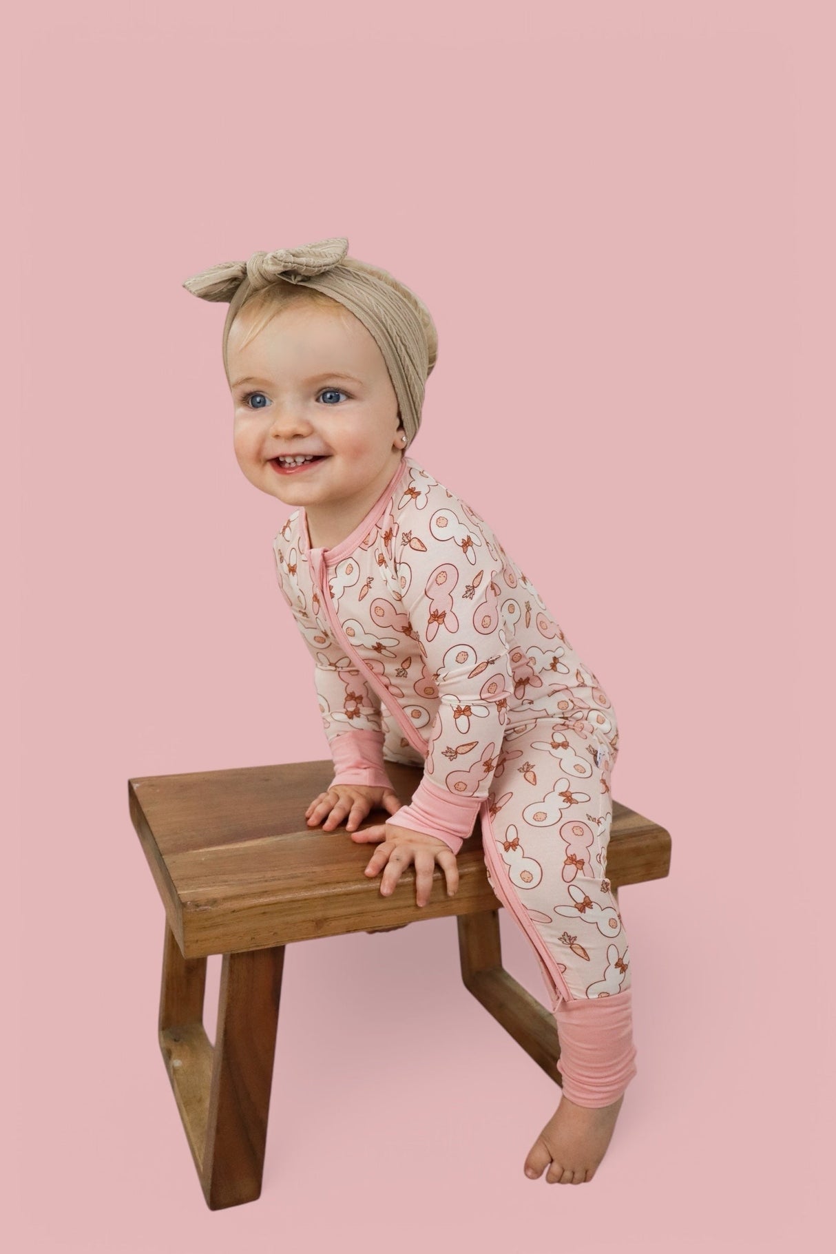 BUNNIES AND BOWS DREAM ROMPER from DREAM BIG LITTLE CO