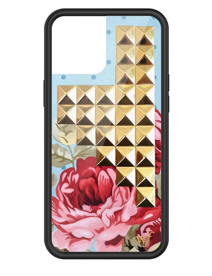 Blue Floral Stud iPhone Case from Wildflower Cases