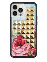 Blue Floral Stud iPhone Case from Wildflower Cases
