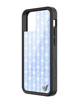 Blue Gingham Hearts iPhone Case from Wildflower Cases