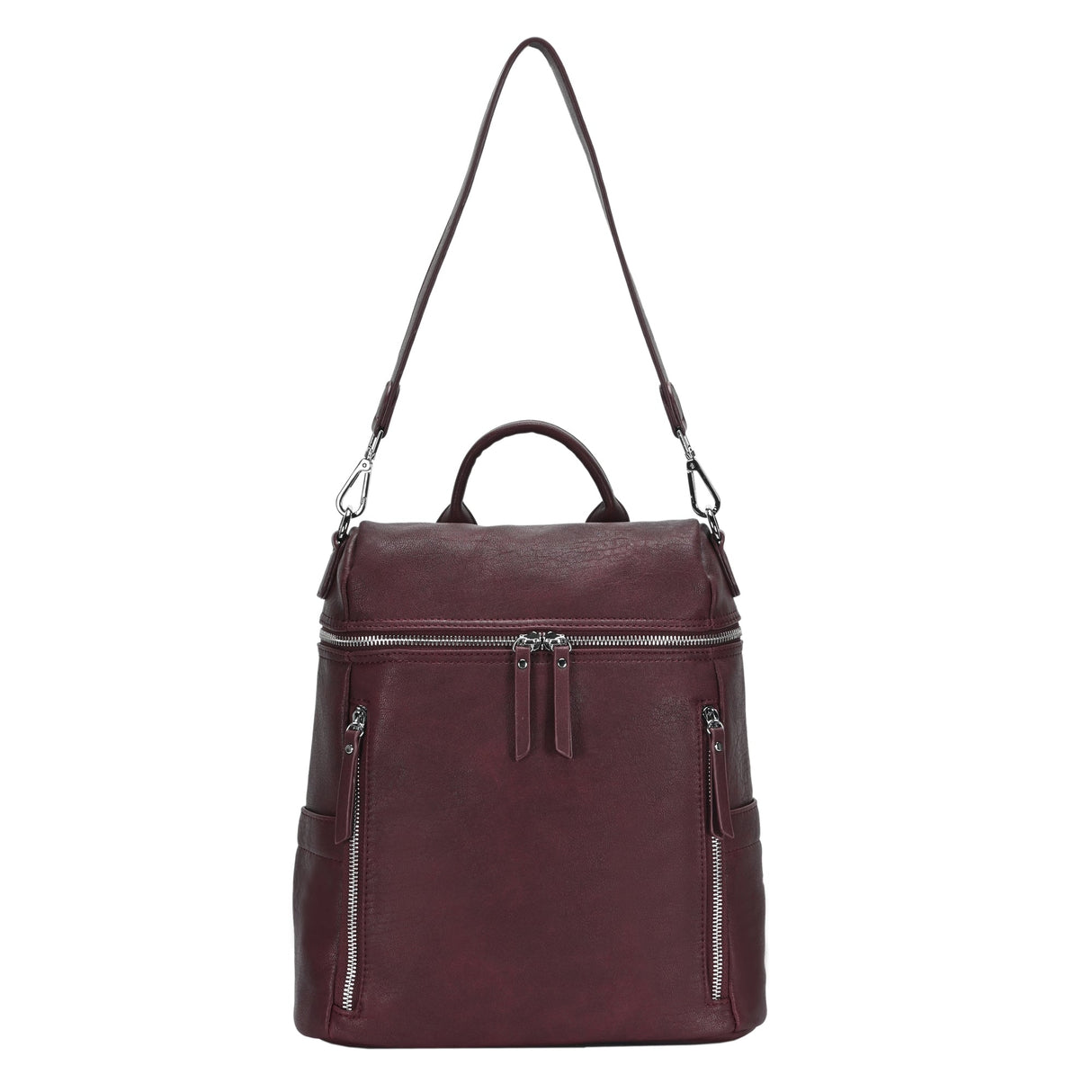 Sienna Utilitarian Shoulder Backpack Purse from MMS Brands