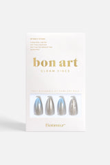 Silver Tide | Soft & Durable Press-On Nails from Bonmuz