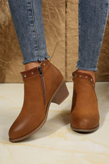Melody Studded Ankle Boots from Threaded Pear