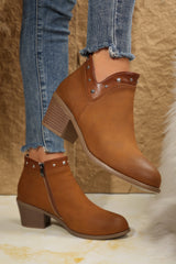 Melody Studded Ankle Boots from Threaded Pear