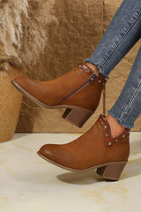 Melody Studded Ankle Boots from Threaded Pear