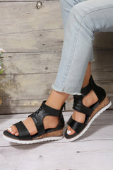 Nora Crisscross Hollowed Gladiator Sandals from Threaded Pear