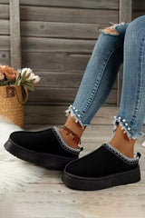 Jade Suede Plush Lined Snow Boots from Threaded Pear