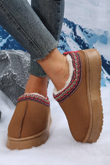 Jade Suede Plush Lined Snow Boots from Threaded Pear