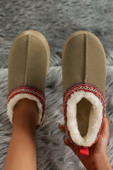 Jade Suede Plush Lined Snow Boots from Threaded Pear