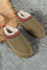 Jade Suede Plush Lined Snow Boots from Threaded Pear