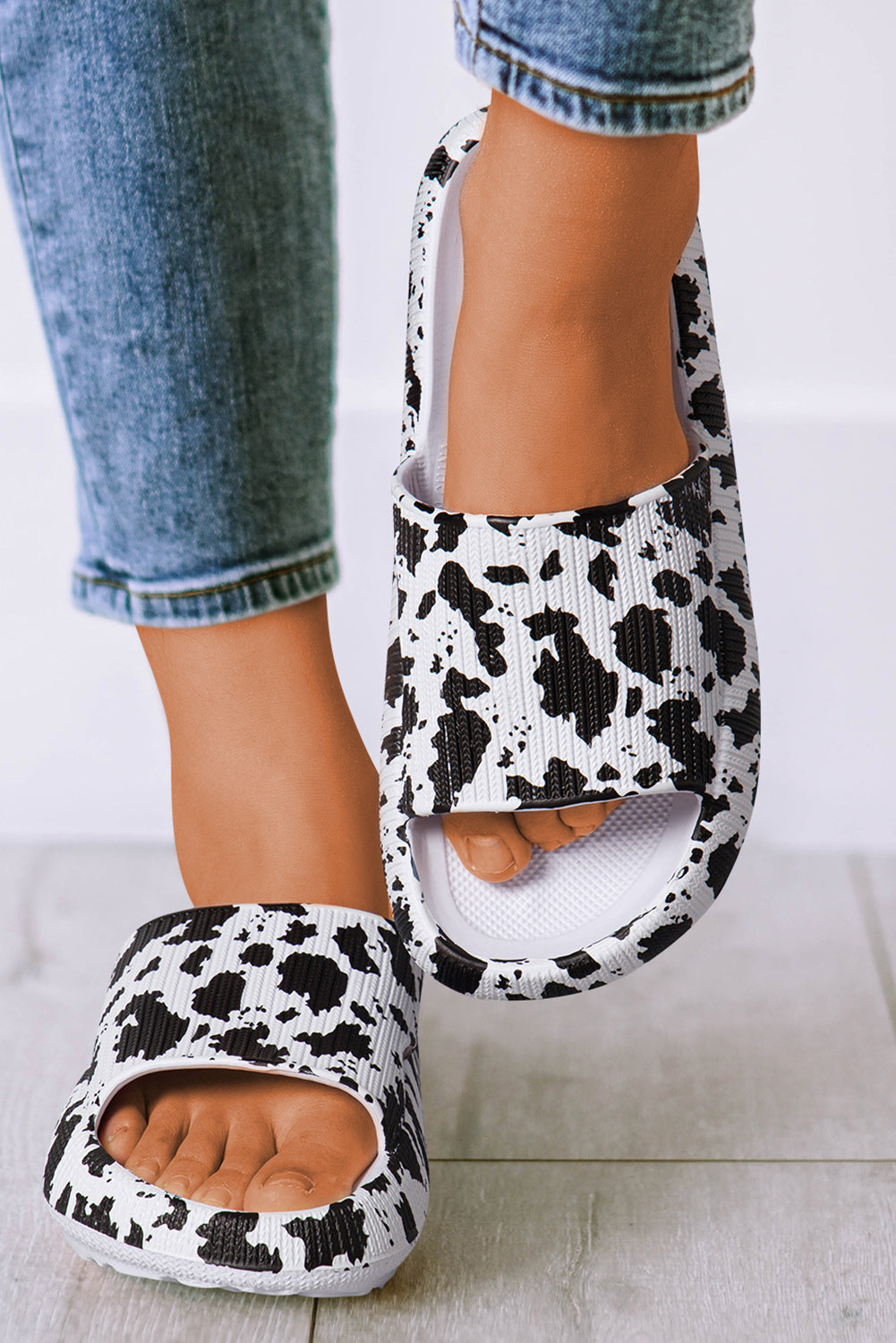 Thick Sole Slip On Slippers from Threaded Pear