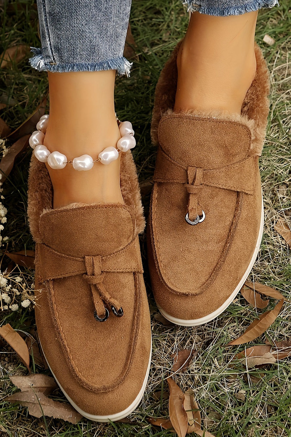 Nyla Furry Lined Slippers from Threaded Pear