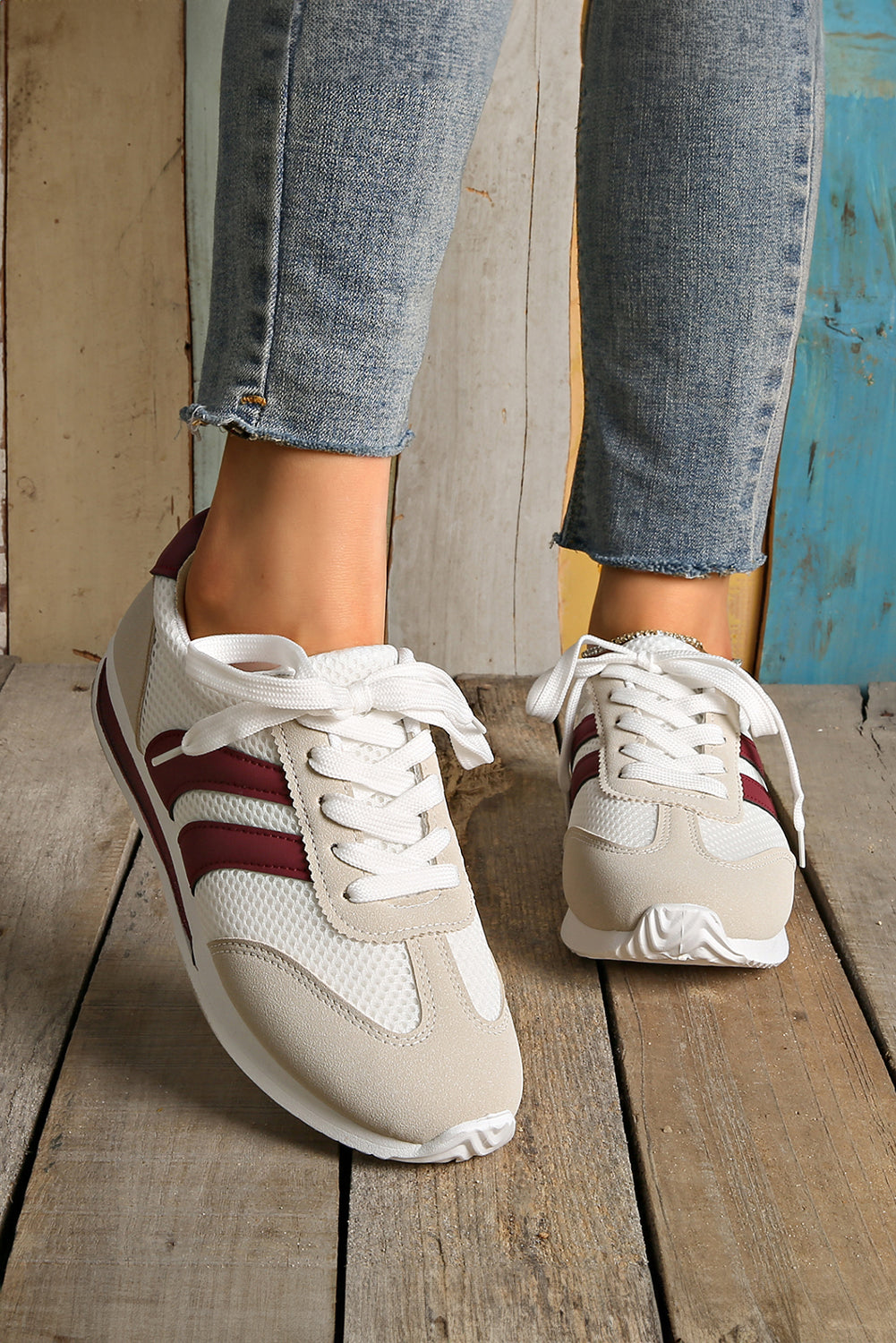 Karter Breathable Lace-up Sneakers from Threaded Pear