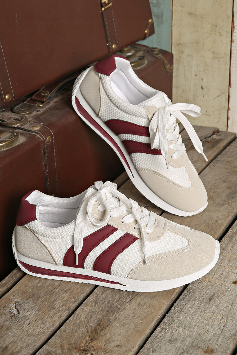Karter Breathable Lace-up Sneakers from Threaded Pear