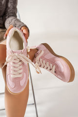 Raina Two Tone Lace-up Sneakers from Threaded Pear
