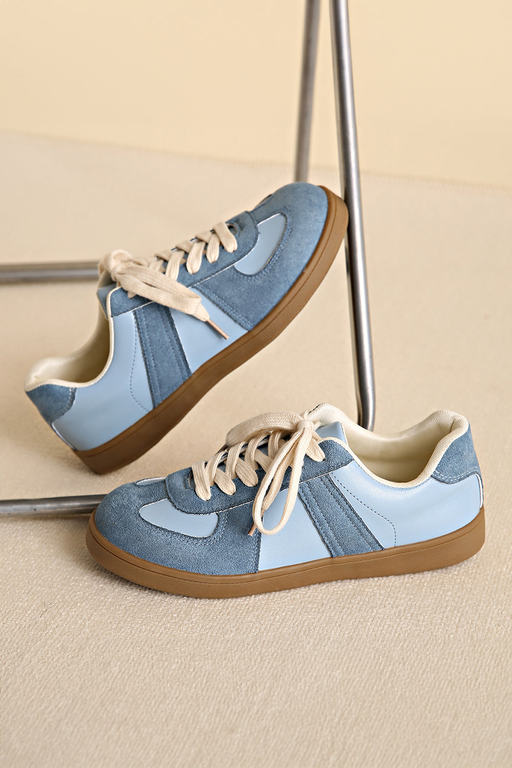 Raina Two Tone Lace-up Sneakers from Threaded Pear