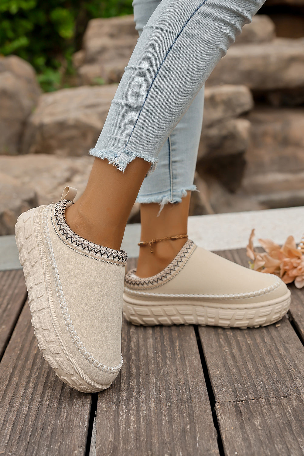 Millie Plush Winter Clog Slippers from Threaded Pear