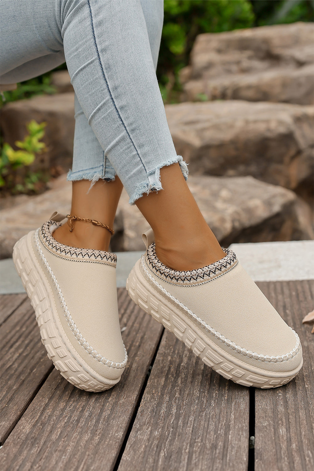 Millie Plush Winter Clog Slippers from Threaded Pear