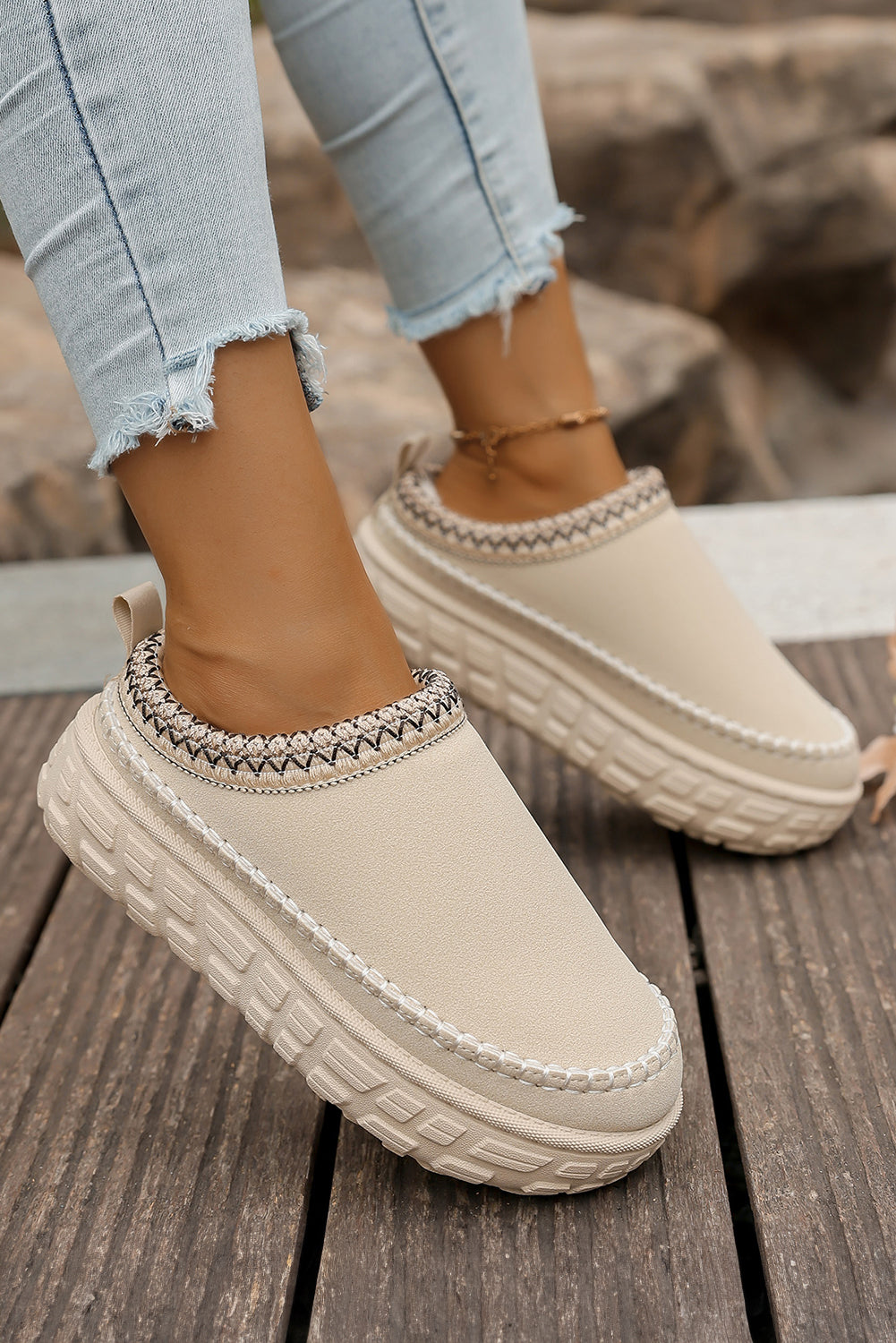 Millie Plush Winter Clog Slippers from Threaded Pear