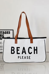 Ryan Beach Please Canvas Tote From Threaded Pear