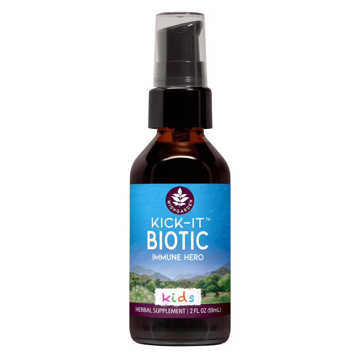 Kick-It Biotic Immune Hero For Kids from WishGarden Herbs
