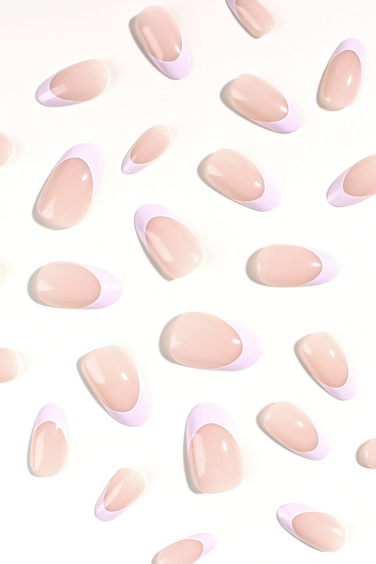 Lavender Petal Grace | Soft & Durable Press-On Nails from Bonmuz