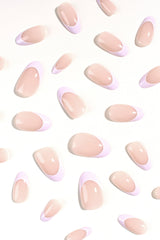 Lavender Petal Grace | Soft & Durable Press-On Nails from Bonmuz