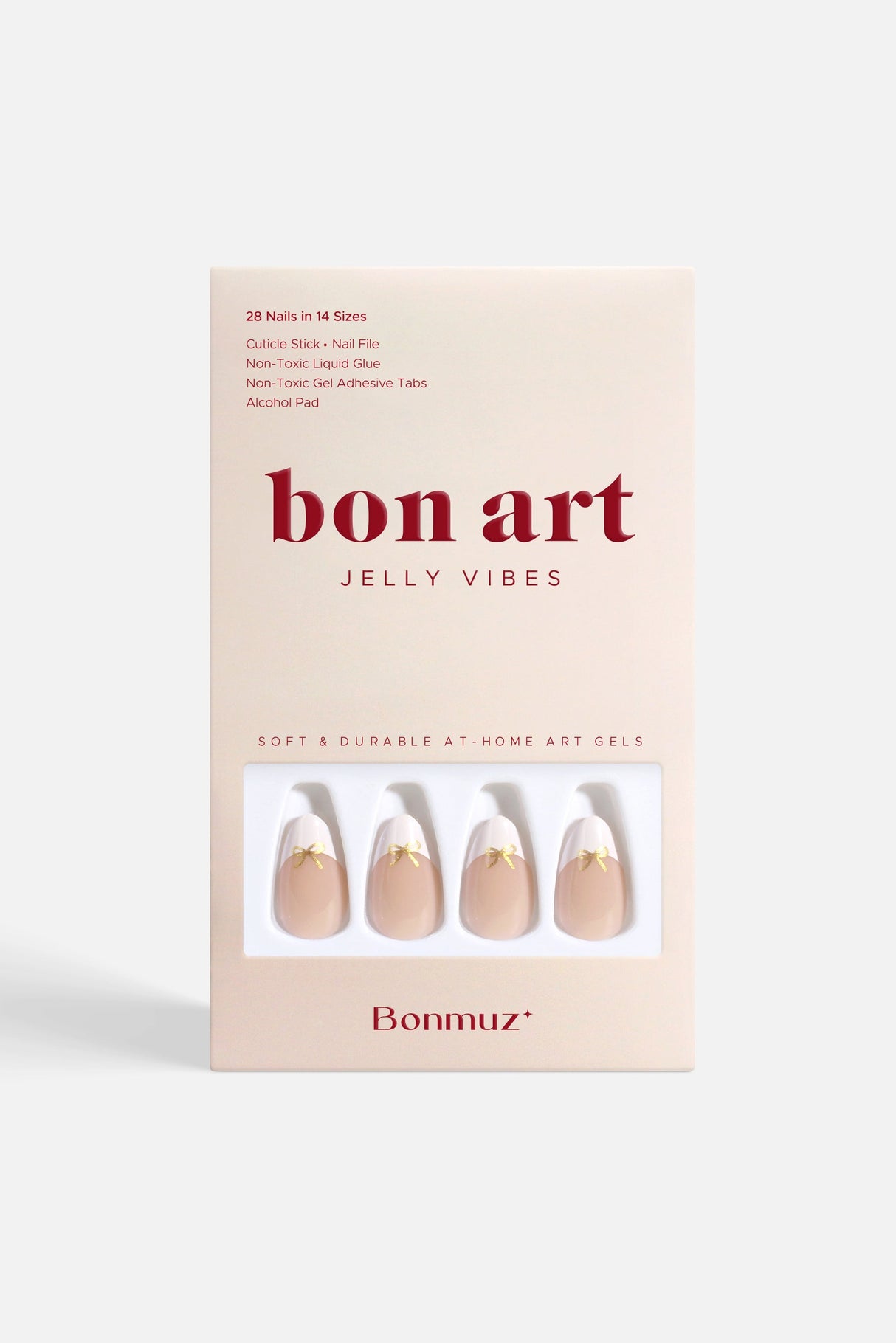 Petite Bow-tique | Soft & Durable Press-On Nails from Bonmuz