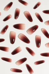 Berry Cocoa Drip | Soft & Durable Press-On Nails from Bonmuz