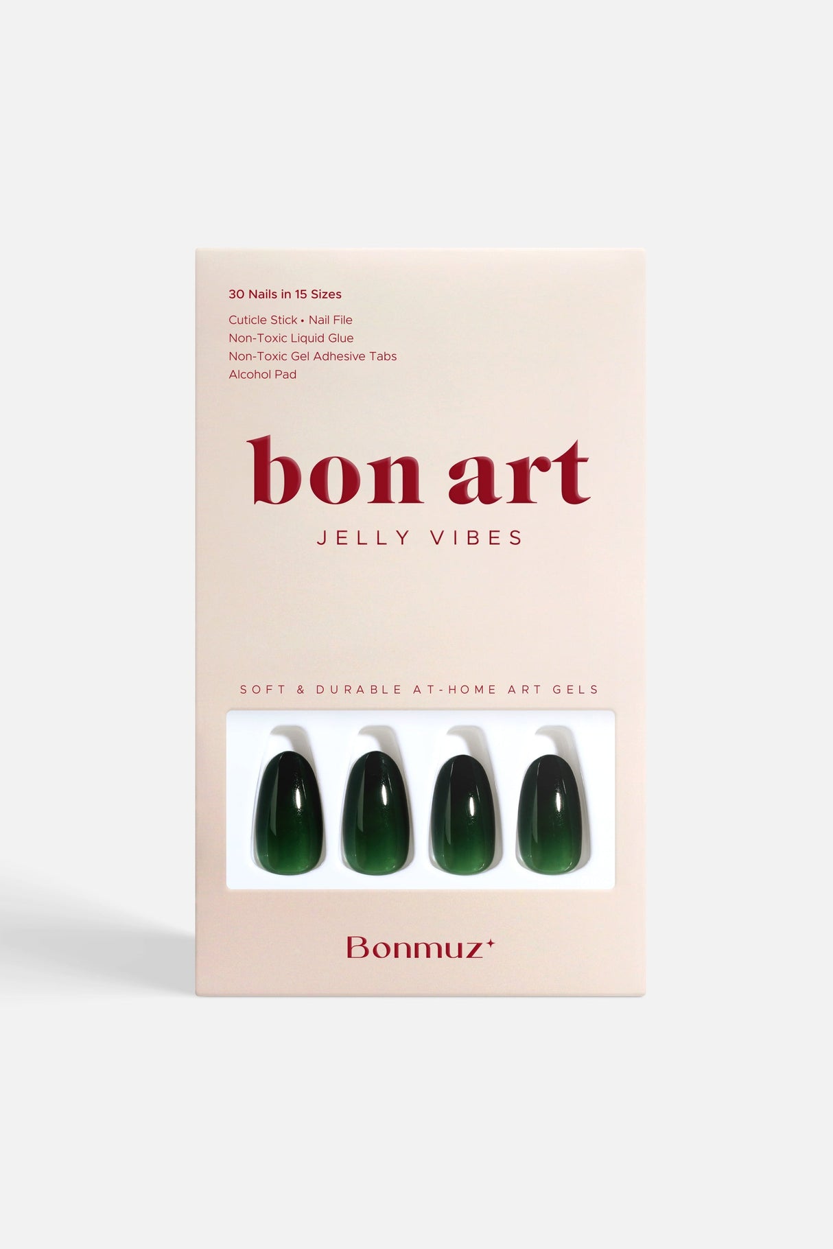 Forest Lush | Soft & Durable Press-On Nails from Bonmuz