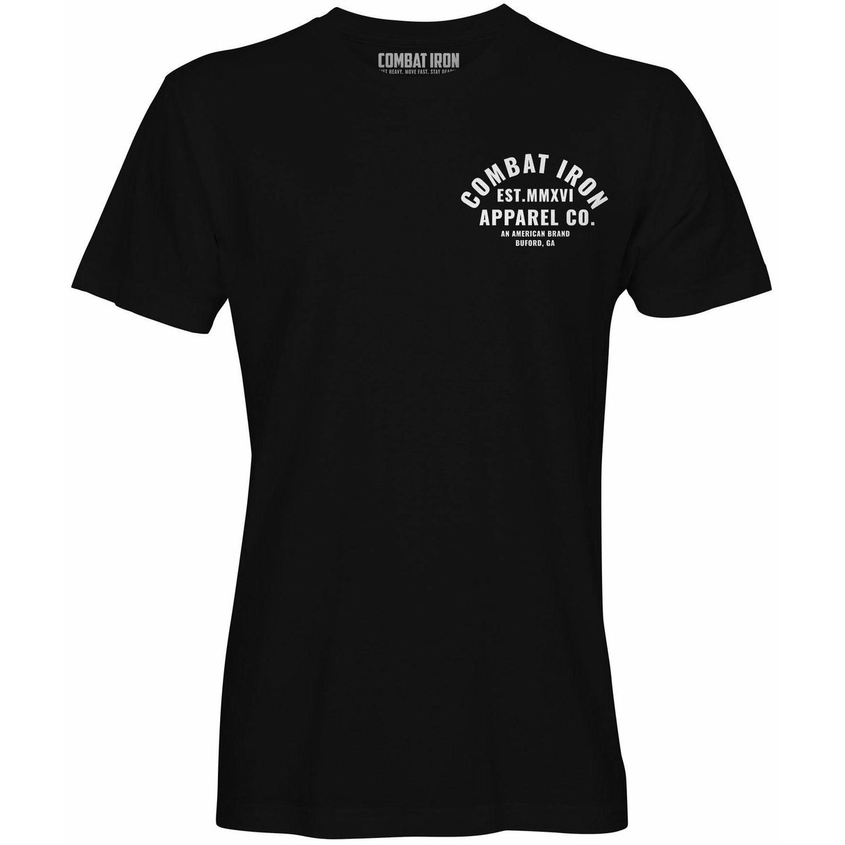 Arched Combat Iron Men's T-Shirt From Combat Iron Apparel
