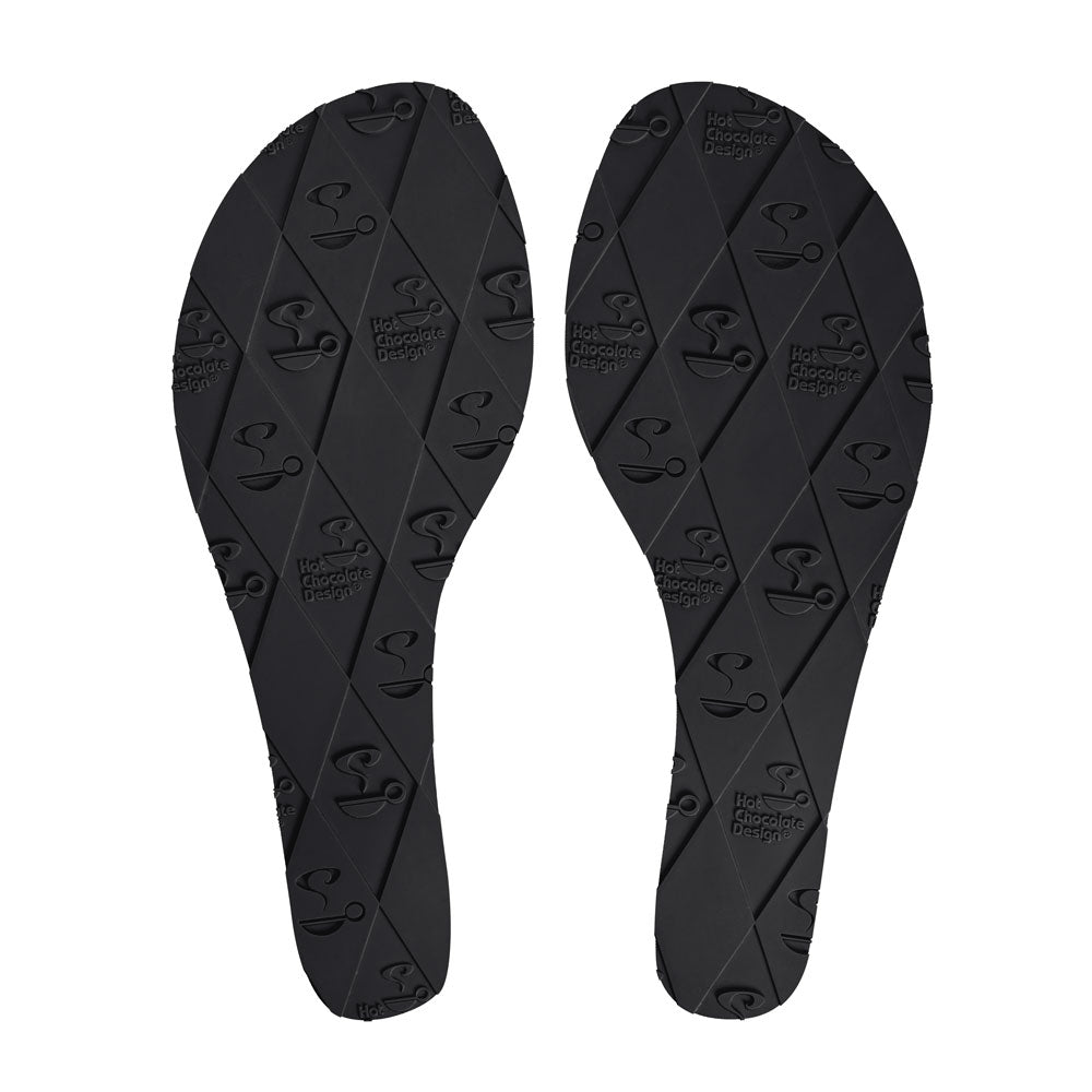 Chocolaticas® Black Birds Women's Sandal From Hot Chocolate Design