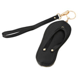 Faux Leather Flip-flop Mini Wristlet Bag Charm Coin Purse  from Madeline Love