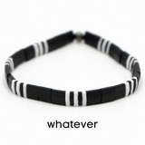 BLACK & GOLD - Tila Bead Bracelets from Mack & Rex