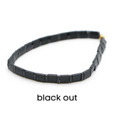 BLACK & GOLD - Tila Bead Bracelets from Mack & Rex